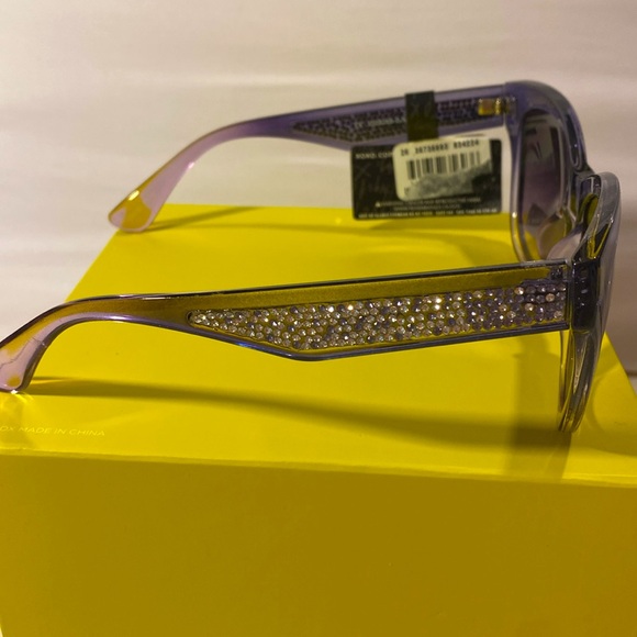 XOXO Sunglasses 100% UV Protection Purple with Rhinestones New with Tags - Picture 2 of 9